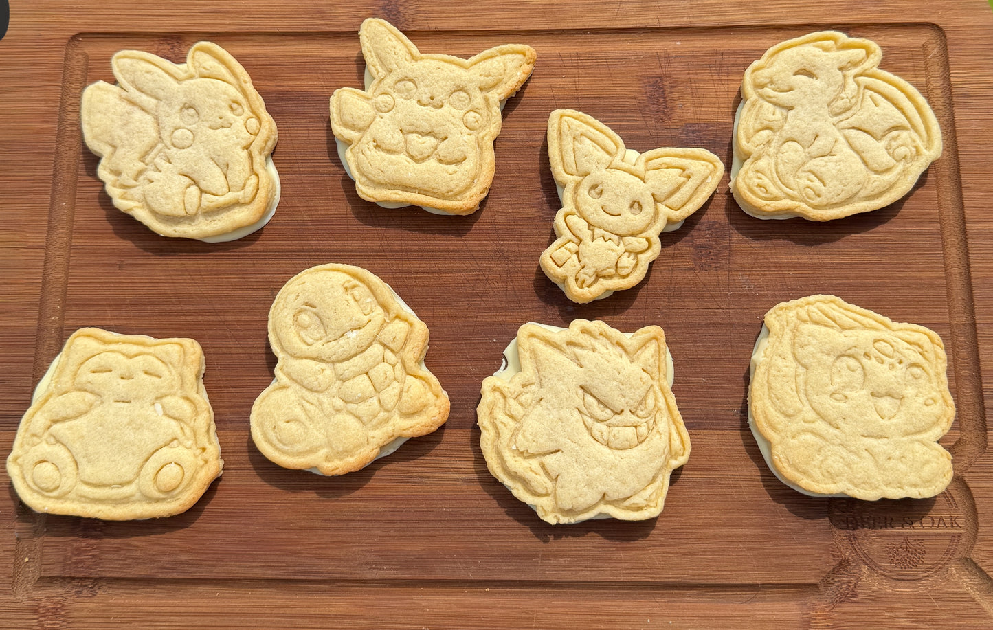Pokemon biscuits shortbread style