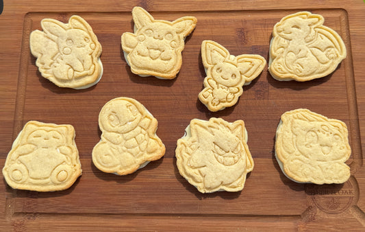 Pokemon biscuits shortbread style