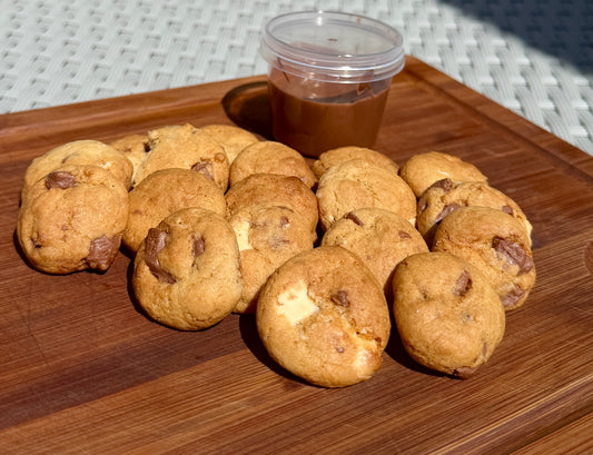Mini cookie dipping box