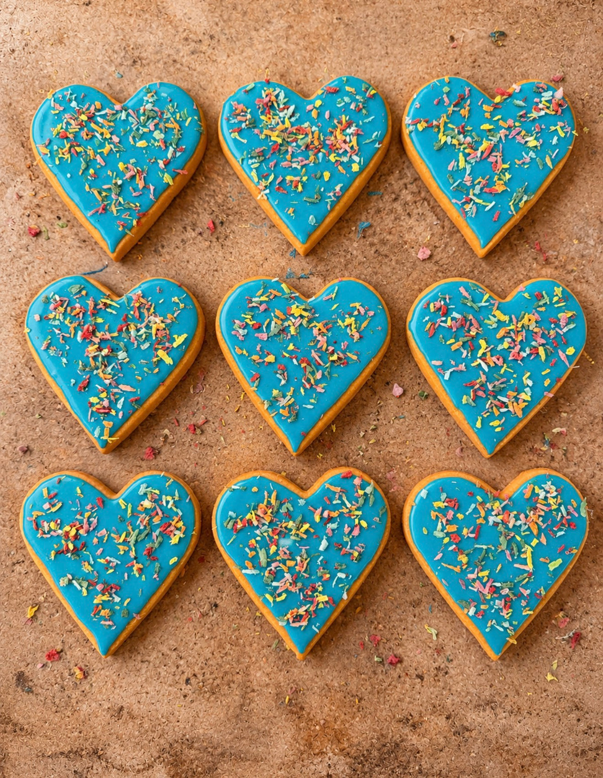XL iced hearts